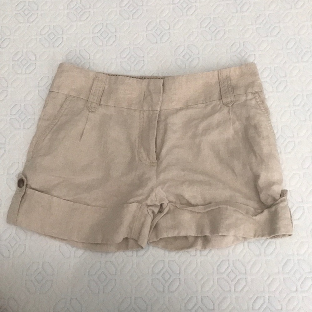 J. Crew City Fit khaki shorts